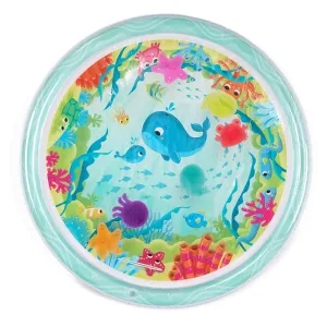 Бебешка водна постелка за игра, Battat, Tummy Time, 76 x 76 x 6 см