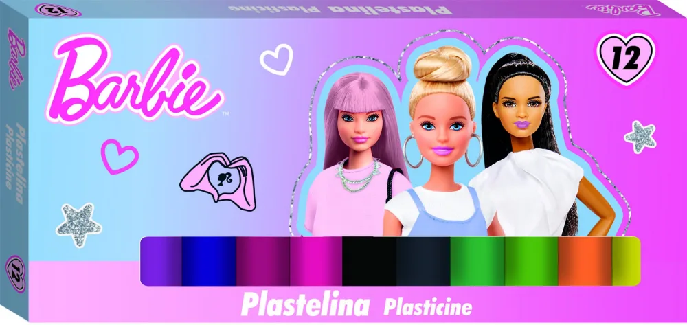 Комплект пластилин, St.Majewski, Barbie, 12 цвята