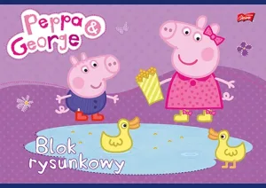 Блокче за рисуване, St.Majewski, Peppa Pig, A4, Бяло, 20 листа