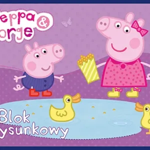 Блокче за рисуване, St.Majewski, Peppa Pig, A4, Бяло, 20 листа