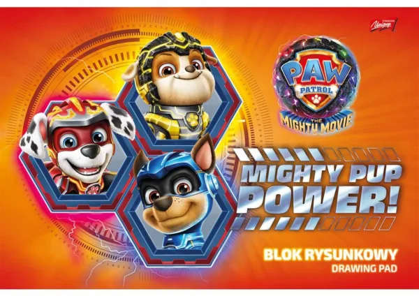 Блокче за рисуване, St.Majewski, Paw Patrol, A4, Бяло, 20 листа