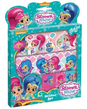 Комплект стикери, Totum, Shimmer & Shine, 40 бр