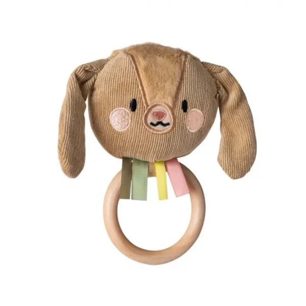 Бебешка мека дрънкалка, Taf Toys, Зайче Джени, 18 см