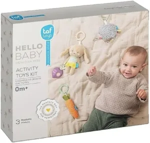 Комплект интерактивни плюшени играчки, Taf Toys, Джени, Спайк и Морковът, 3 броя