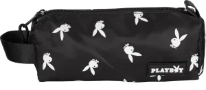 Несесер, Playboy, Bunny Pattern, 21 x 8 x 8 см, Черен