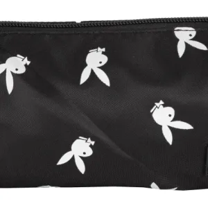 Несесер, Playboy, Bunny Pattern, 21 x 8 x 8 см, Черен