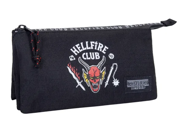 Ученически несесер, Kstationery, Stranger Things, Hellfire Club, 23 x 11 x 3 cm