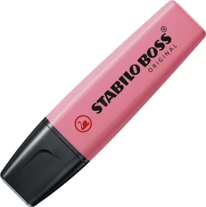Текст маркер, Stabilo, Boss Original Pastel, черешов цвят, розов