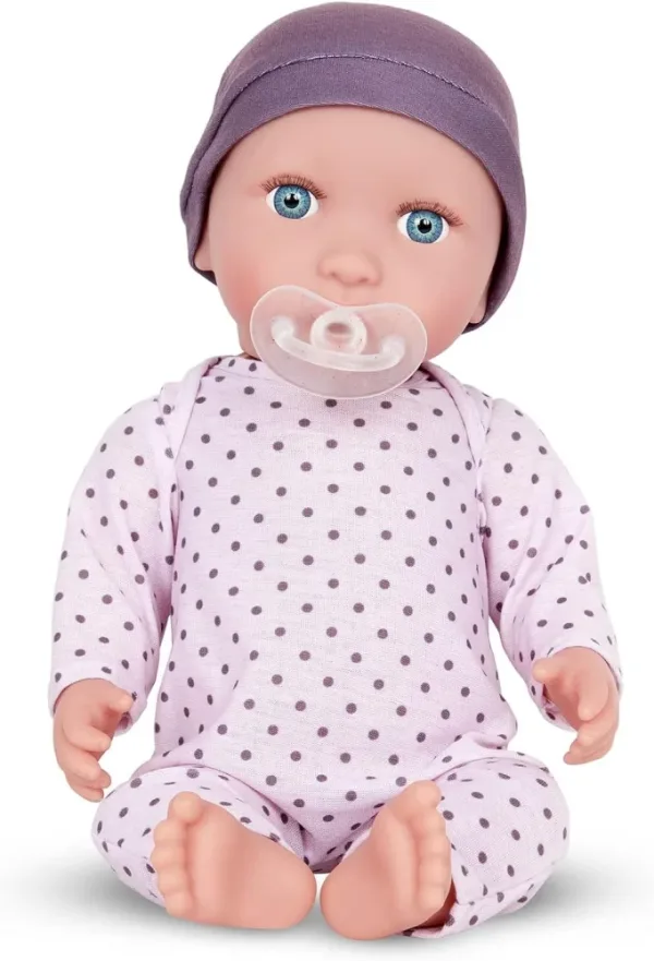 Кукла, Battat, Lulla Baby, с пижама и шапка, 12.5 x 13.97 x 35.56 cm, Лилав