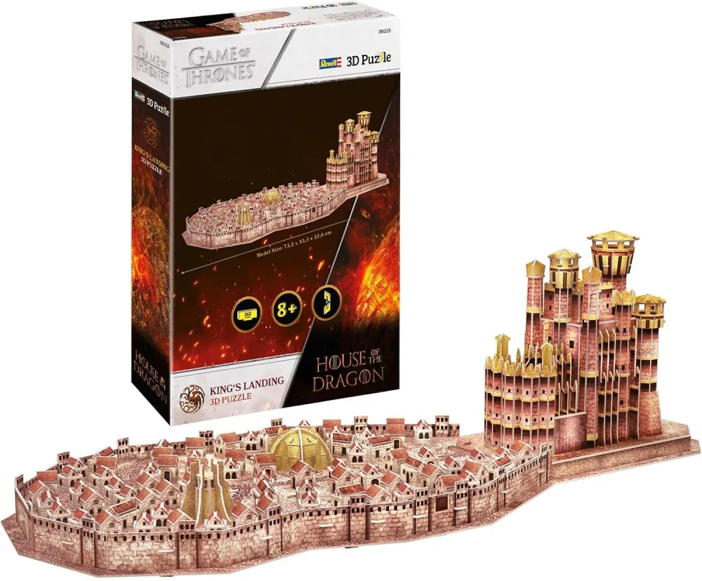 Пъзел 3D, Revell, King′s Landing Къщата на Дракона