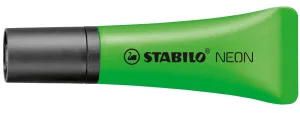 Текст маркер, Stabilo, Neon, Зелен