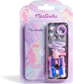 Комплект аксесоари за коса, Martinelia, Еднорог, 10 части