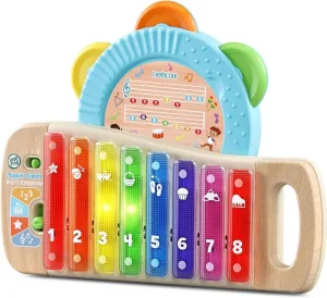 Интерактивна играчка, Vtech, Leap Frog, Ксилофон и дайре 2 в 1, 5.3 x 27.7 x 22.3 см