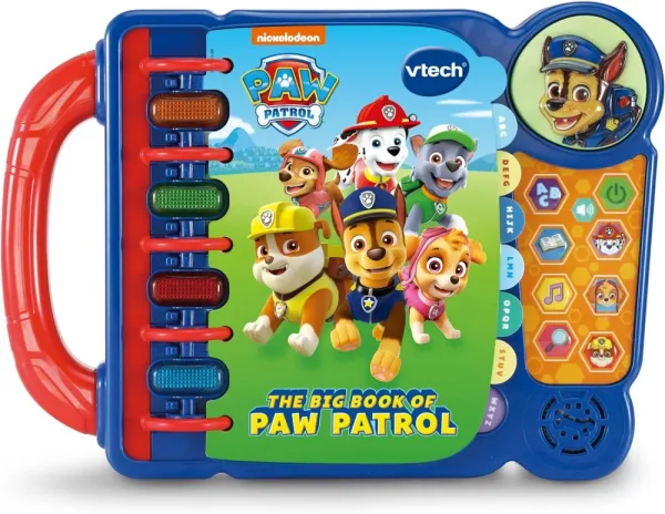 Интерактивна играчка, Vtech, Голямата книга на Пес Патрул, ‎4.7 x 29.2 x 20.8 cm