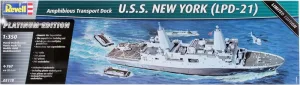 Модел за сглобяване, Revell, USS New York (LPD-21), 767 части