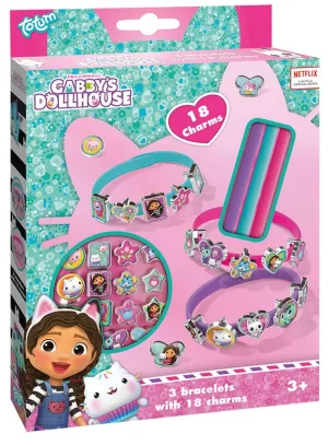 Творчески комплект, Totum, Gabby′s Dollhouse, Направи сам гривни, 3 броя