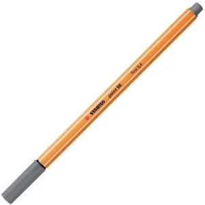 Тънкописец, Stabilo, Point 88 fine 0.4, Тъмносив