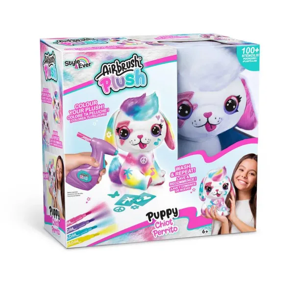 Творчески комплект, Canal Toys, Плюшена играчка за оцветяване, Сладко кученце