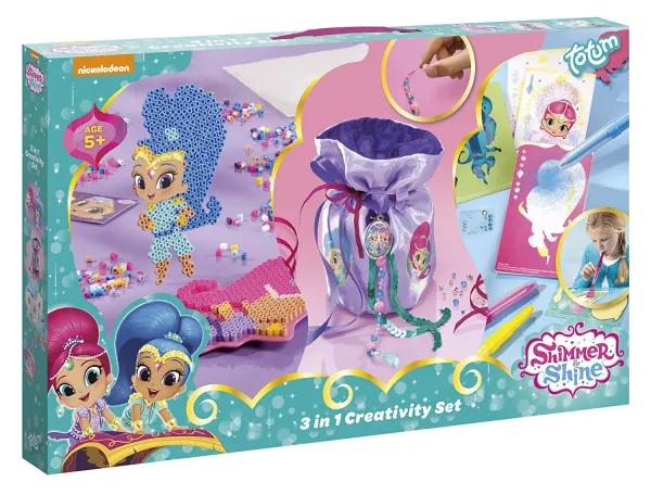 Творчески комплект, Totum, Shimmer & Shine, Направи си сам, 3 в 1