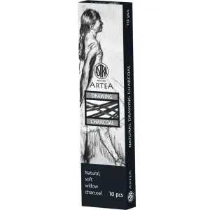 Комплект естествени въглени за рисуване, Astra, Artea, 10 бр.