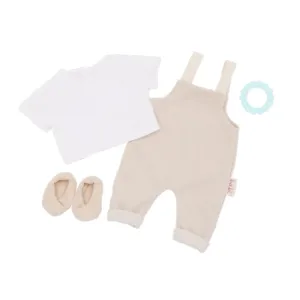 Комплект аксесоари за кукла, Battat, Lulla Baby, Облекло с гащеризон, 4 части