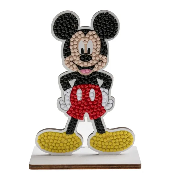 Комплект за диамантена бродерия, Craft Buddy, Crystal Art Buddies, Мики Маус, 7 части