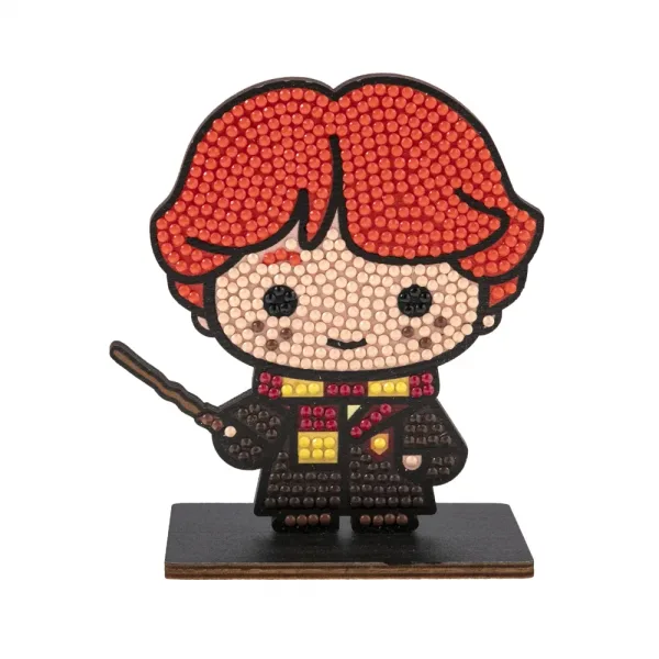 Комплект за диамантена бродерия, Craft Buddy, Crystal Art Buddies, Рон Уизли, 7 части