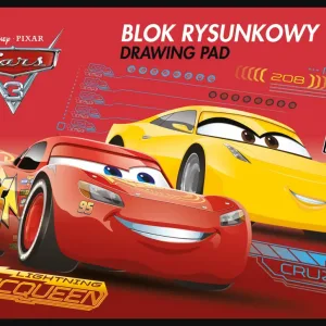 Блокче за рисуване, St.Majewski, Cars, A4, Бяло, 20 листа