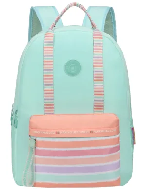 Ученическа раница, Marshmallow, Stripes Mint, 43 x 33 x 16 см