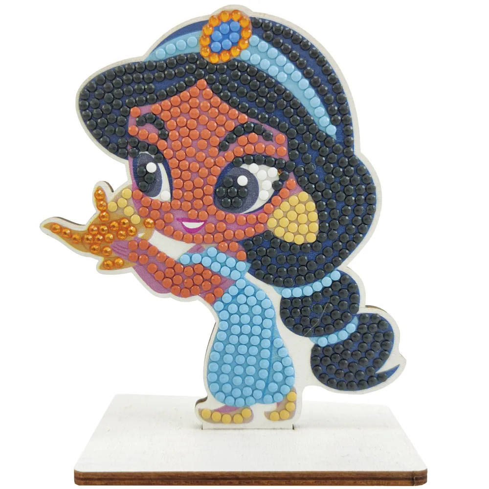 Комплект за диамантена бродерия, Craft Buddy, Crystal Art Buddies, Жасмин, 7 части