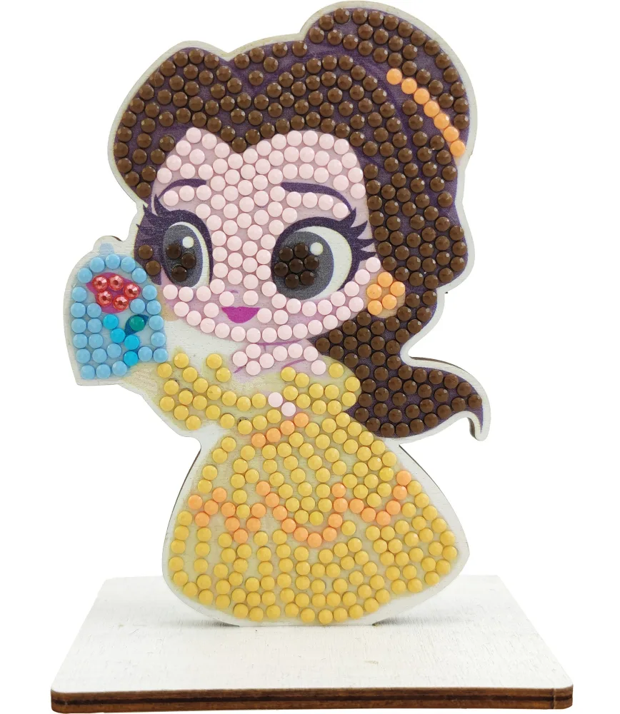 Комплект за диамантена бродерия, Craft Buddy, Crystal Art Buddies, Бел, 7 части