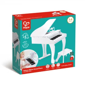 Голямо пиано, Hape, Делукс, Бяло