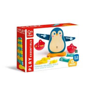 Образователен комплект, Hape, Везна за балансиране, Пингвин, 13 части