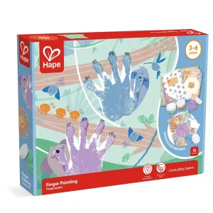 Творчески комплект, Hape, Рисуване с пръсти, 16 части