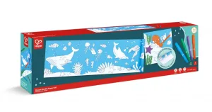 Творчески комплект, Hape, Хартиена ролка за оцветяване, Океан