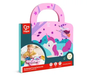 Творчески комплект, Hape, Книжка за апликации с фолио, Феи
