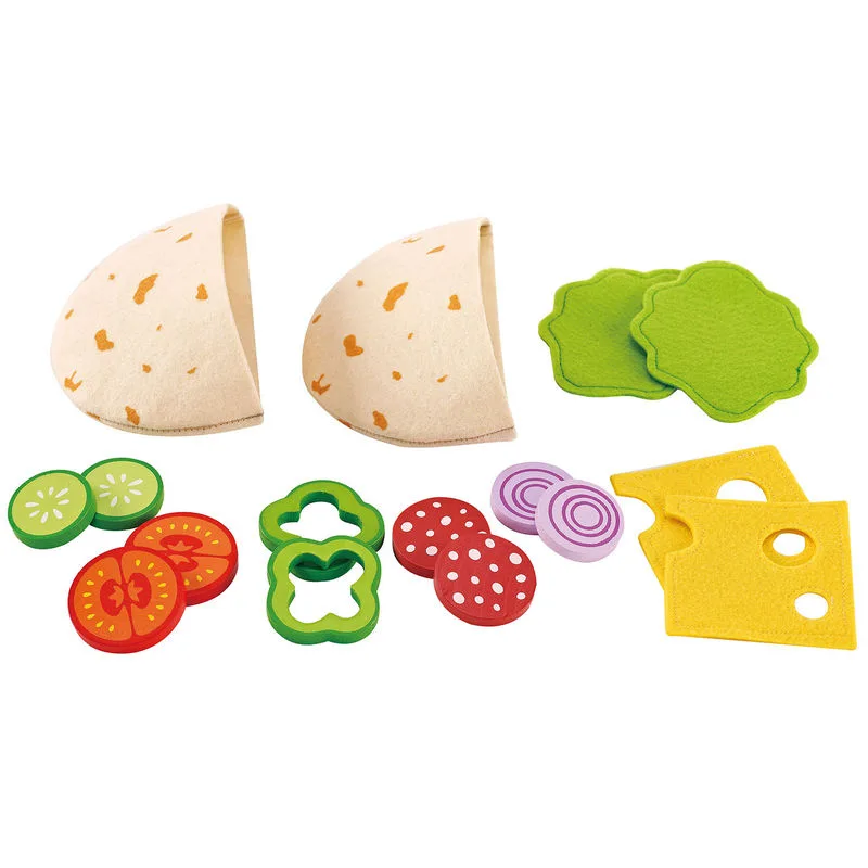Игрален комплект, Hape, Сандвич, 16 части