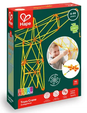 Бамбуков конструктор, Hape Flexistix, Кран, 94 части