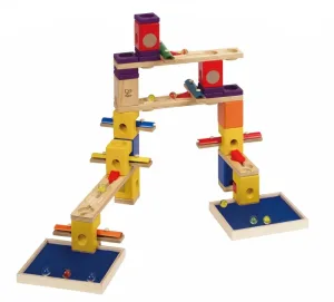 Комплект дървена писта, Hape Quadrilla, Музикално спускане, 77 части
