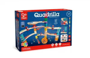 Комплект дървена писта, Hape Quadrilla, Бягство от замъка, 52 части