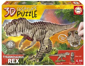 EDU19182 3D пъзел T-Rex