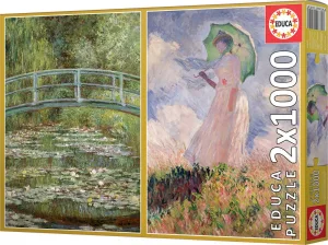 EDU19270 Клод Моне живопис - пъзел 2х1000 части
