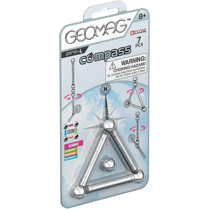 Магнитен конструктор, Geomag, Pro-L Компас G016, 15 части