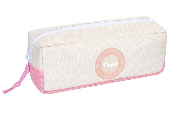 Ученически несесер, Kstationery, Mayfair, Just Start, 22 x 8.5 x 5.5 cm, Розов