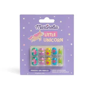 Козметичен комплект, Martinelia, Еднорог, Изкуствени нокти, 10 броя