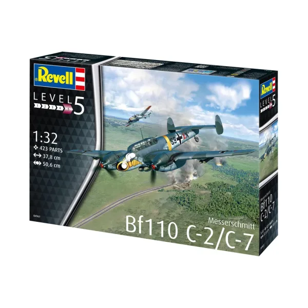 R04961 Месершмит  Bf110 C-2/C-7 - сглобяем модел