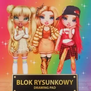 Блокче за рисуване, Astra, RAINBOW HIGH, A4, 20 листа
