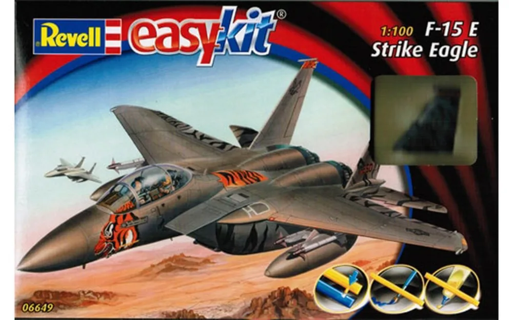 Модел за сглобяване, Revell, F-15 E Strike Eagle, Easy Kit, 19 части