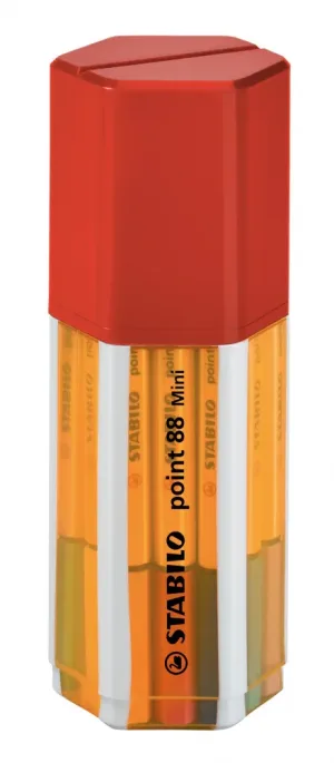 Комплект тънкописци, Stabilo, Point 88 Mini, в кутия, 18 цвята