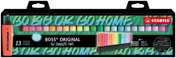 Комплект текст маркери, Stabilo, Boss Original Deskset Snooze, 23 цвята